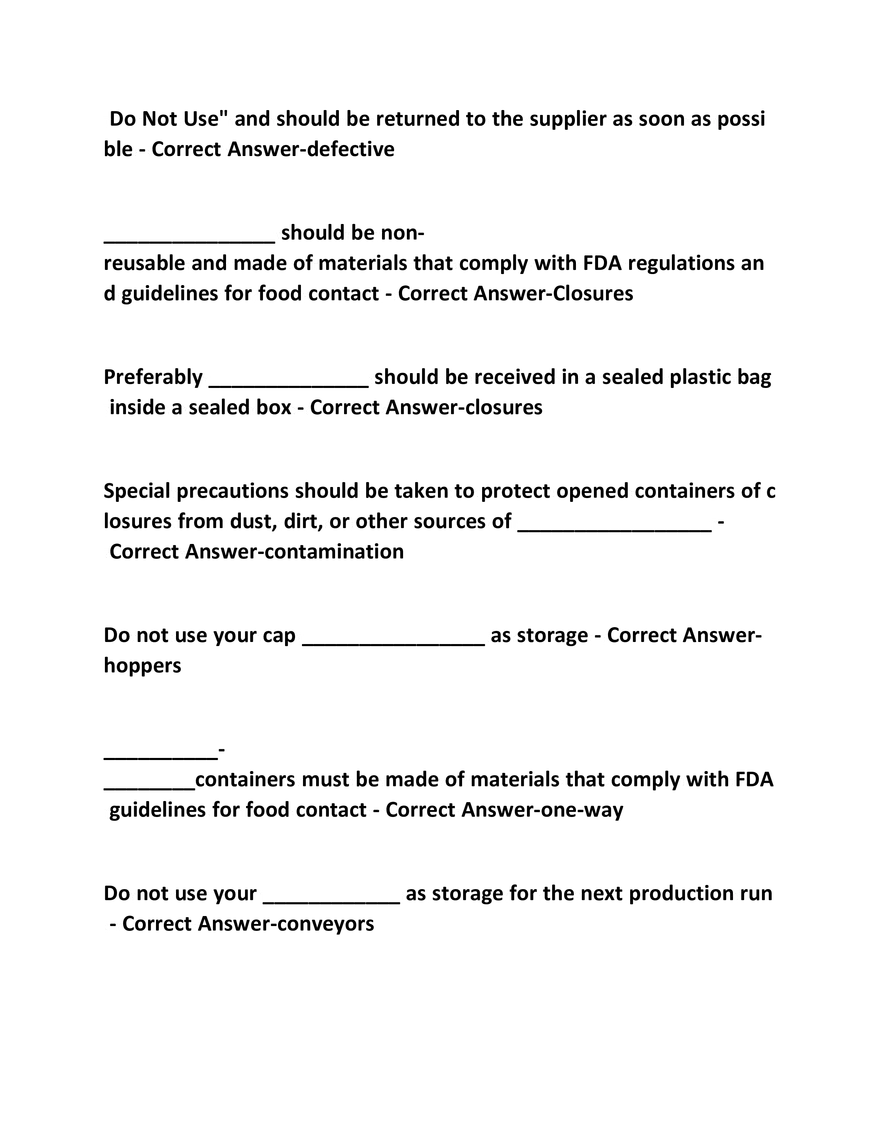 IBWA CPO Chapter 5 Exam Questions - Page 4