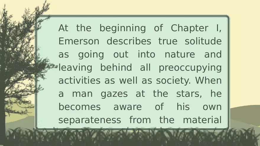 Nature by Ralph Waldo Emerson Lecture Part 2 - Page 12