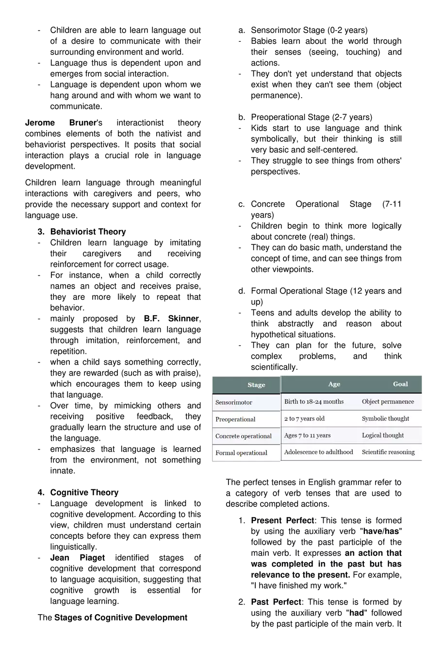Stages of Second Language Acquisition by Stephen Krashen - Page 3