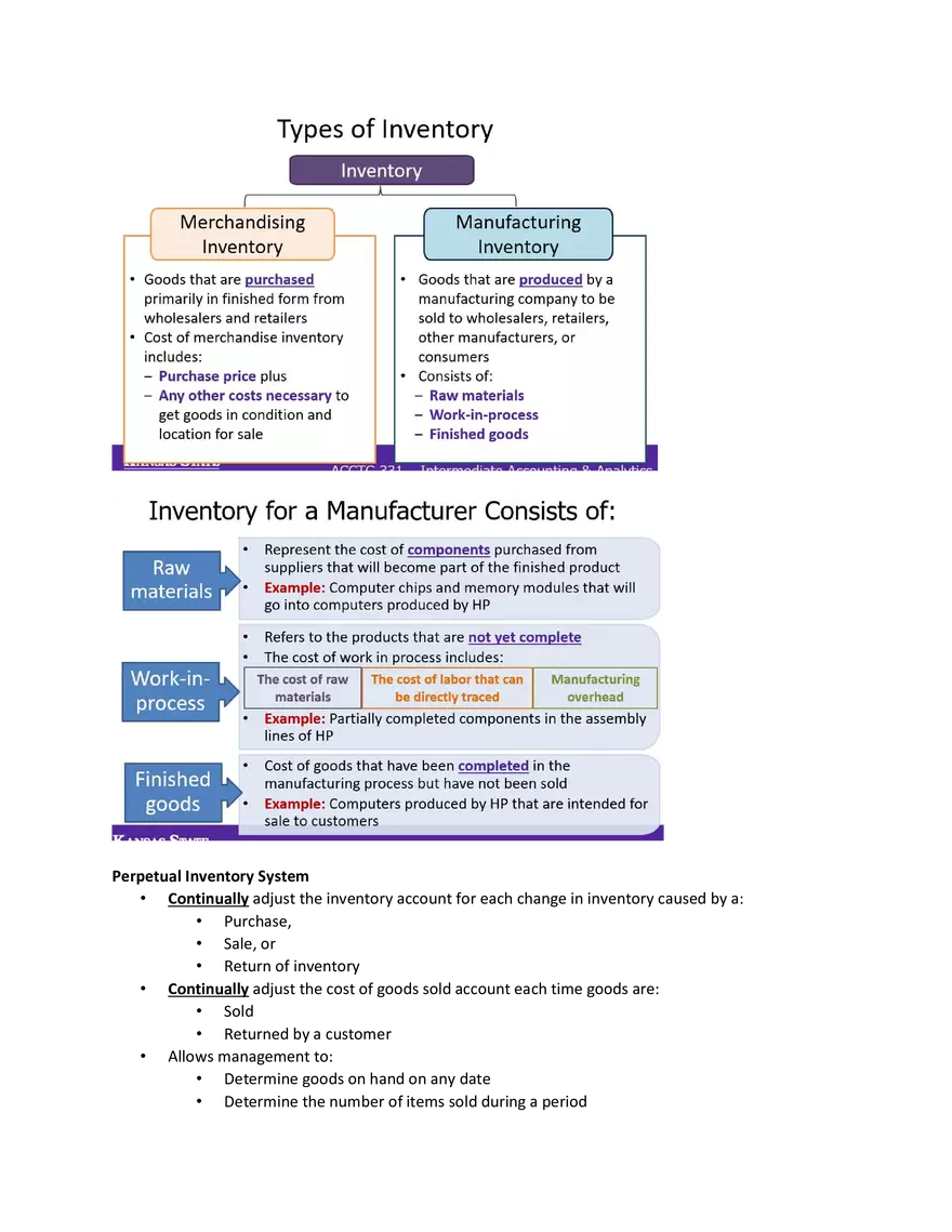 Intermediate Accounting & Analytics I Exam 3 Study Guide - Page 2