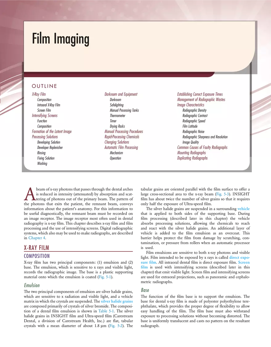 Film Imaging Study Guide - Page 1