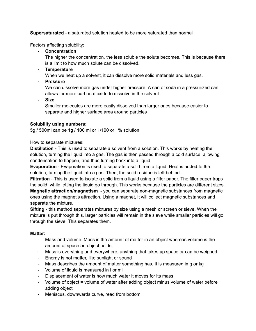 States of Matter and the Particle Theory - Page 3