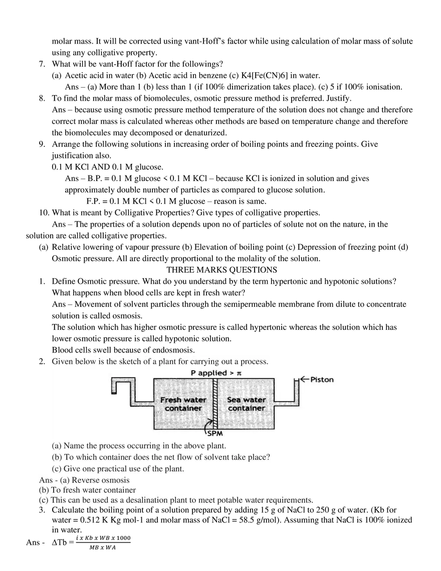 Chemistry Capsule for Class - XII Part 1 - Page 2