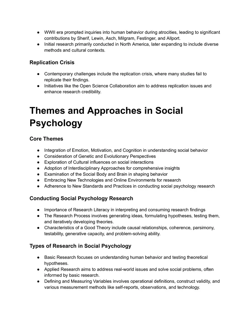 Introduction to Social Psychology Definition, Scope, and Core Concerns - Page 2