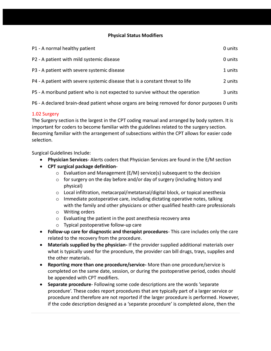 Basics of Anesthesia Coding in CPT - Page 2
