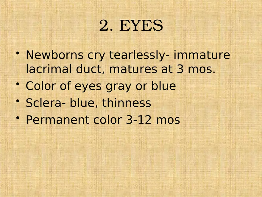 Profile of the Newborn Lecture Part 3 - Page 8