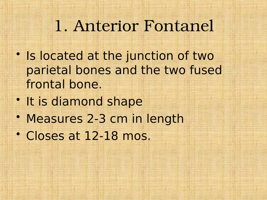 Profile of the Newborn Lecture Part 3 - Page 1