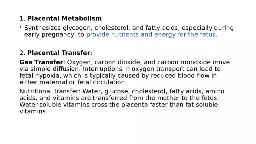 Placenta, Extraembryonic Membranes, and Multiple Pregnancies Part 4 - Page 3
