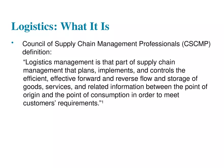 Economic Impacts of Logistics Part 1 - Page 3
