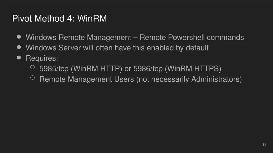 Lateral Movement and Pivoting Lecture 2 - Page 1
