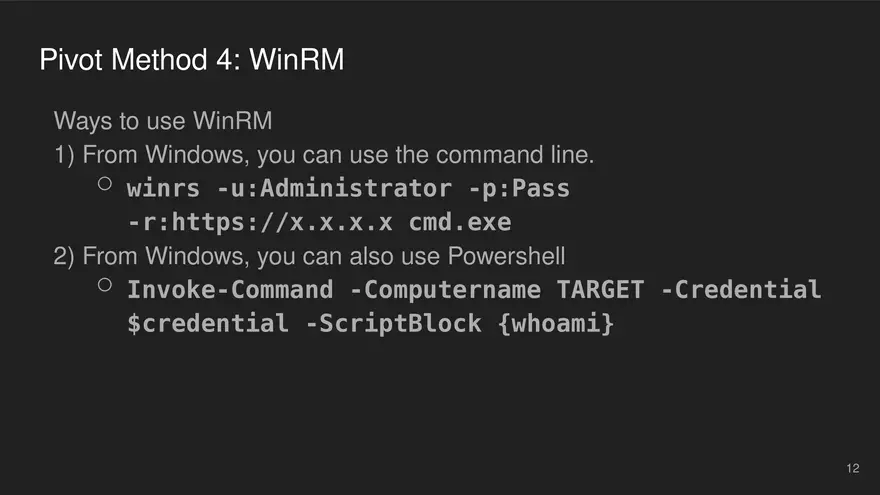 Lateral Movement and Pivoting Lecture 2 - Page 2