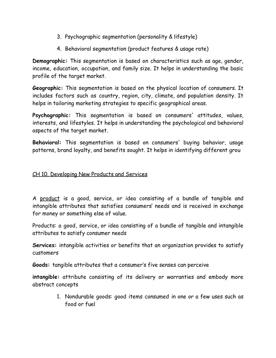 Market Segmentation, Targeting, and Positioning - Page 2
