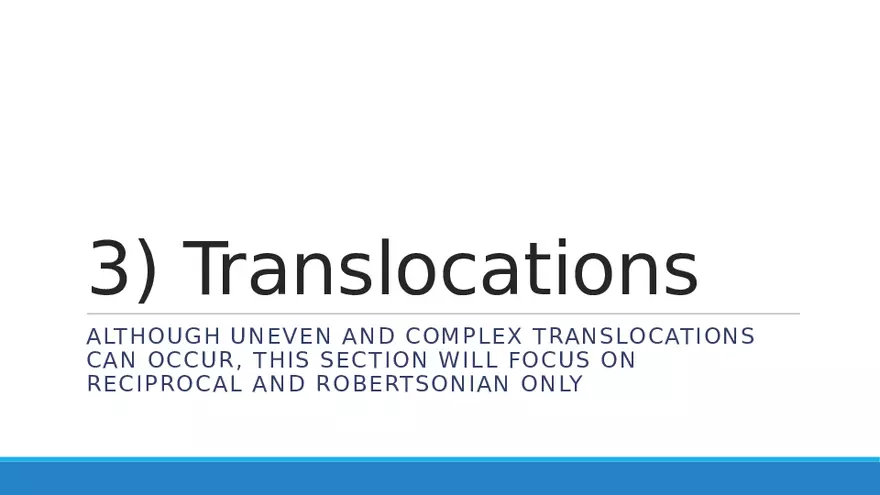 Summary of Aneuploidies Part 1 - Page 7