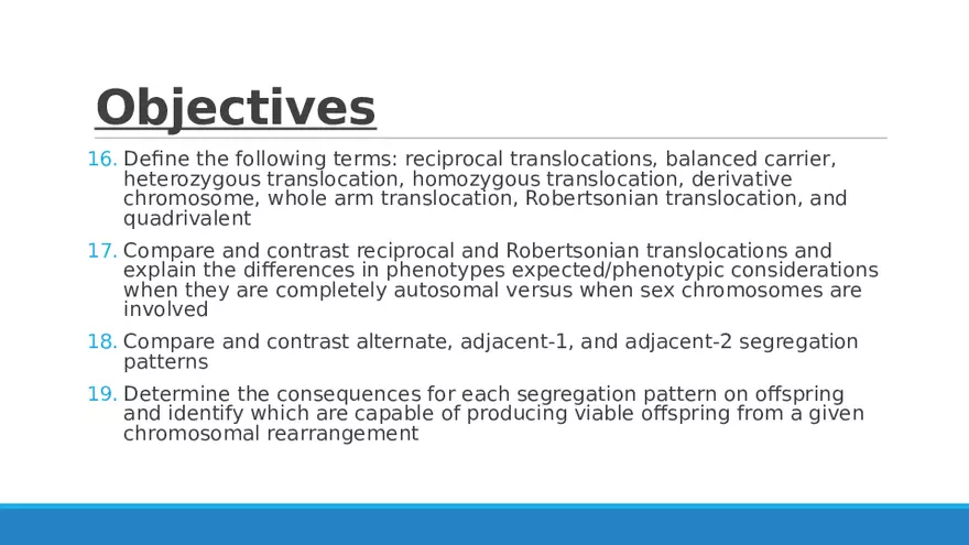 Summary of Aneuploidies Part 1 - Page 8