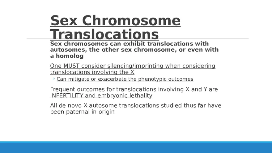 Summary of Aneuploidies Part 1 - Page 10