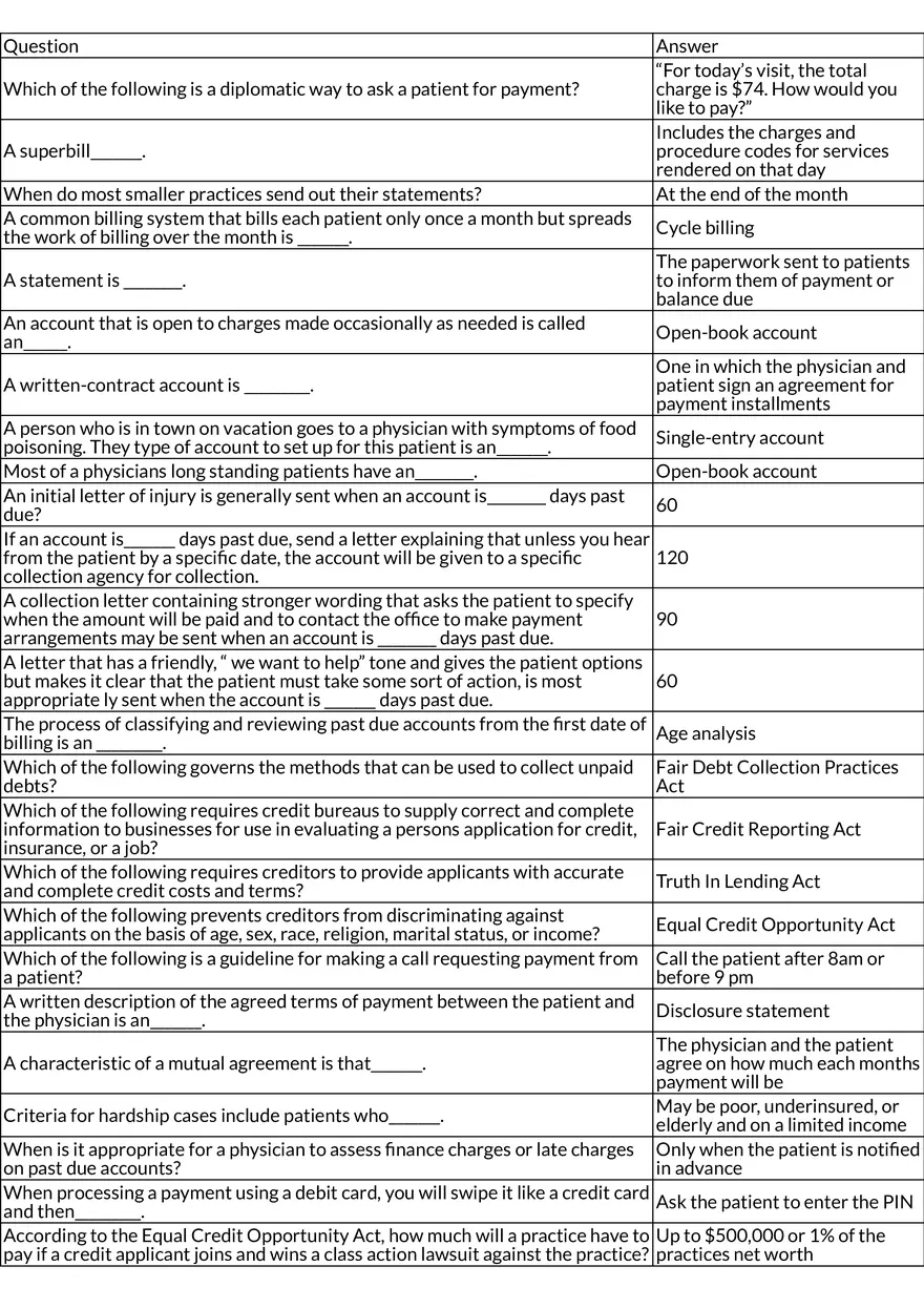 Medical Billing and Patient Accounts - Page 1