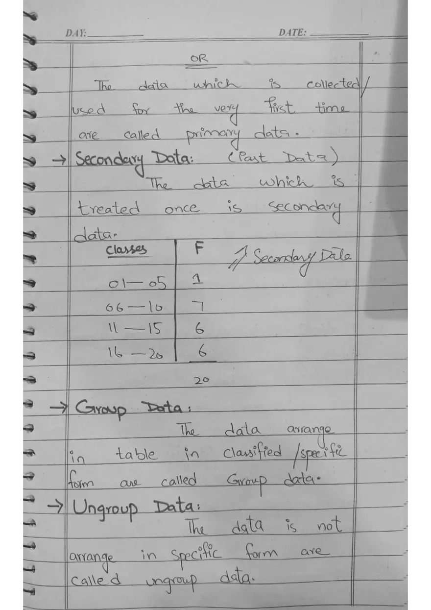 Statistics and Probability Lec 1 - Page 2