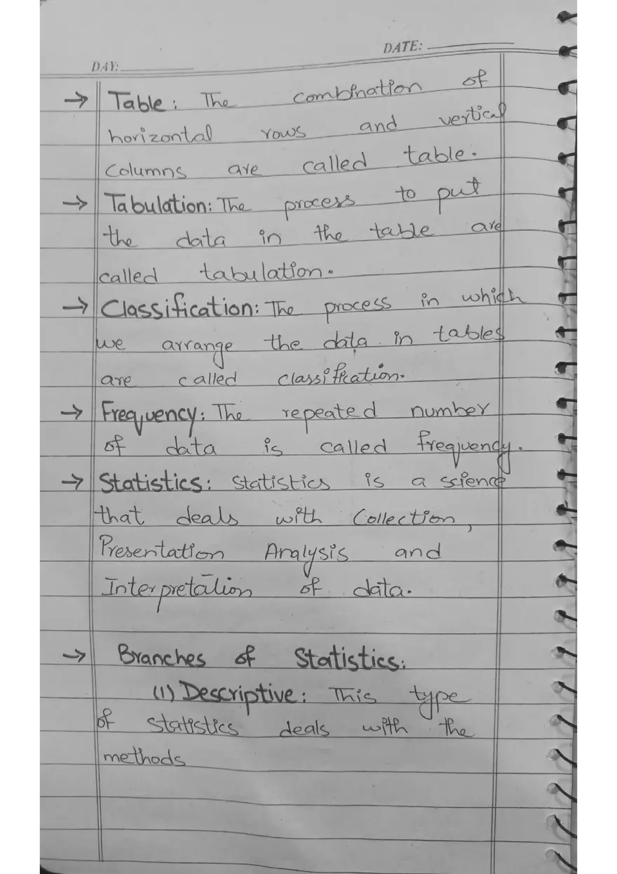 Statistics and Probability Lec 1 - Page 3