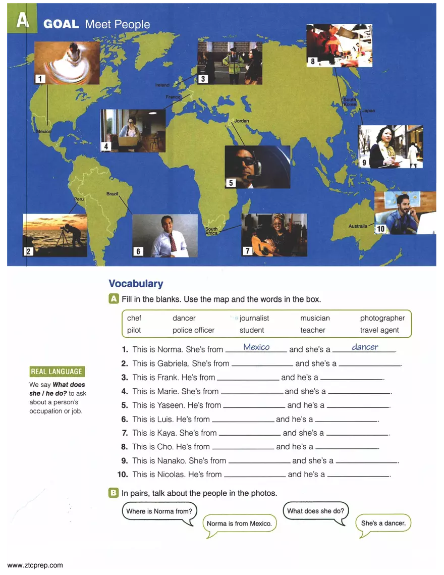 Grammar - Be - Page 1
