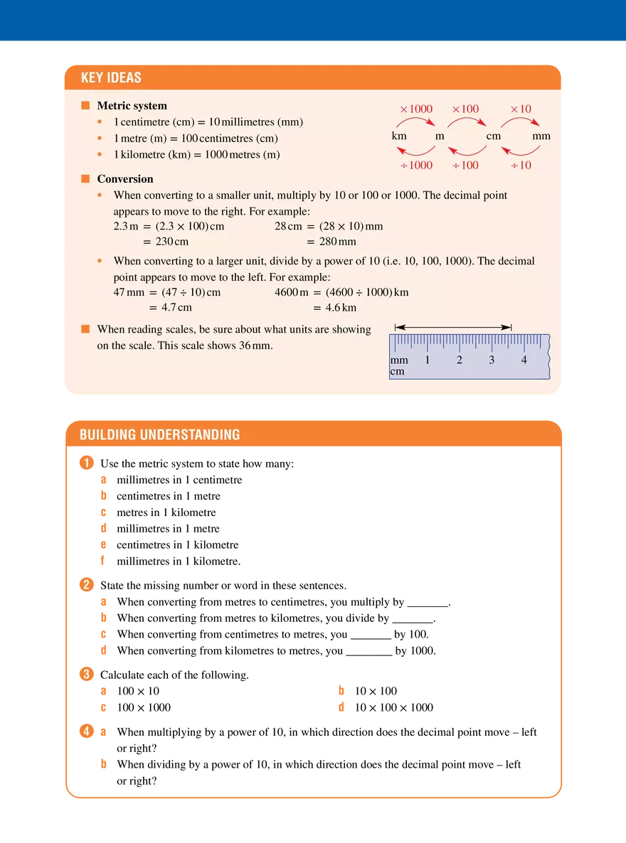 Metric Units of Length - Page 2
