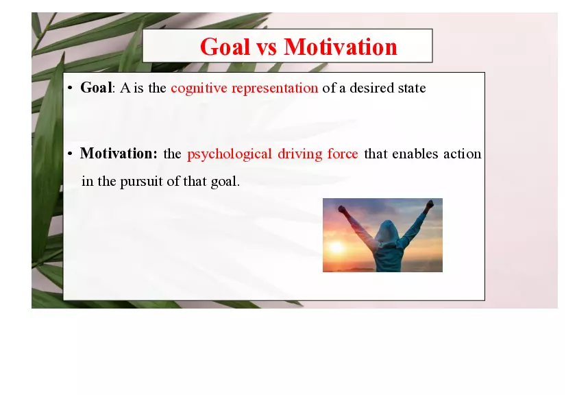 Understanding Motivation Lecture Part 1 - Page 2