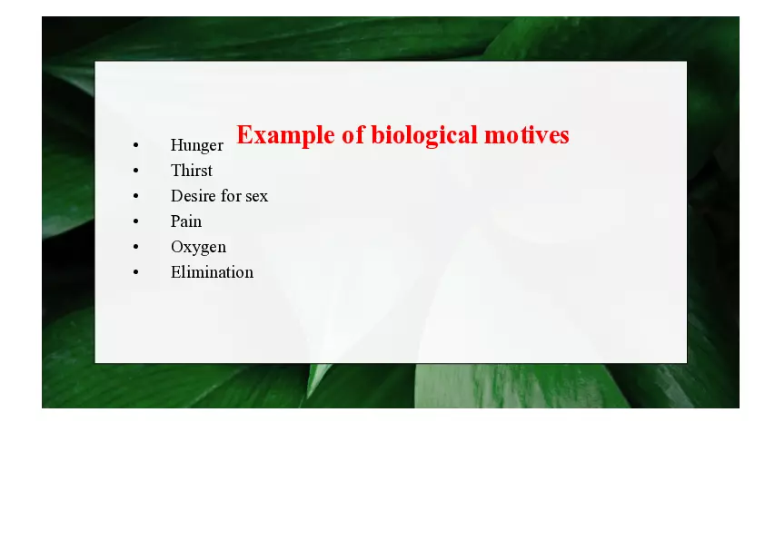Understanding Motivation Lecture Part 1 - Page 5