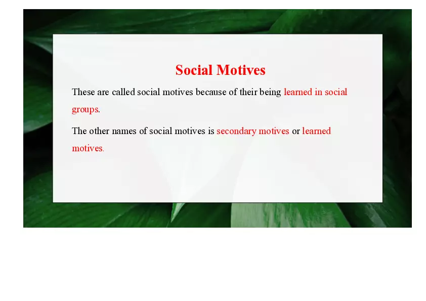 Understanding Motivation Lecture Part 1 - Page 6