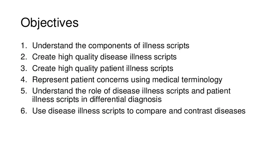 Illness Scripts - Page 2