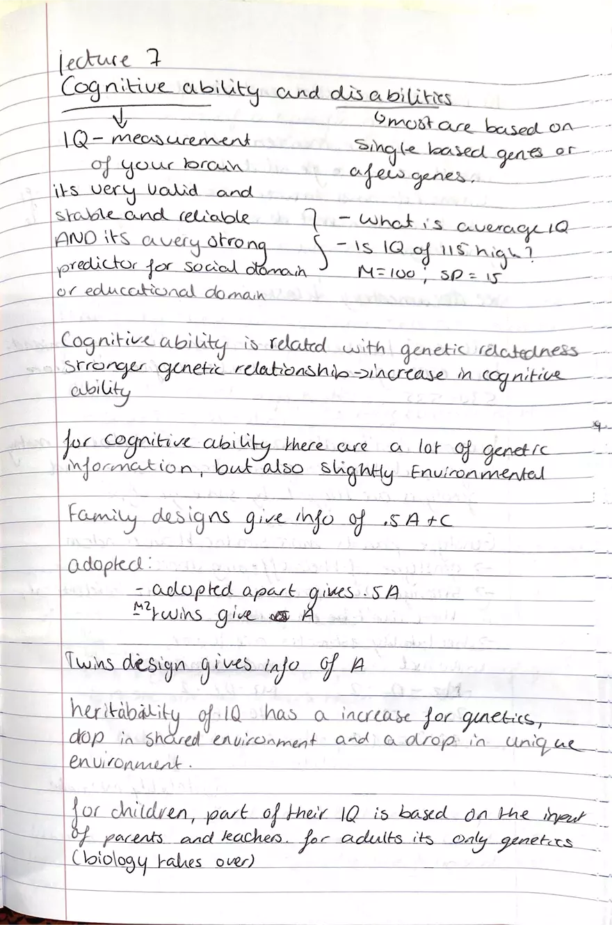 Cognitive Ability and Disabilities - Page 1