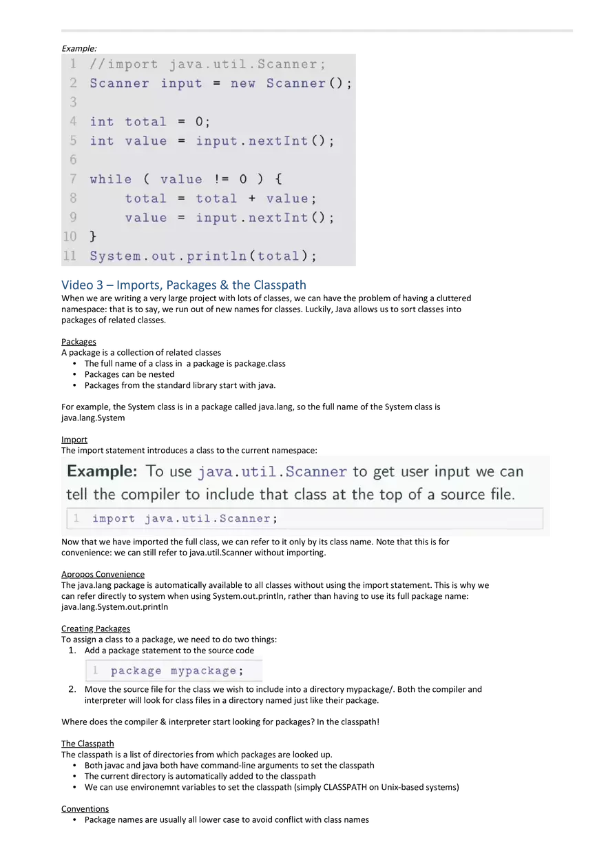 Week 3 Content – Imperative Programming in Java, Part 2 - Page 4