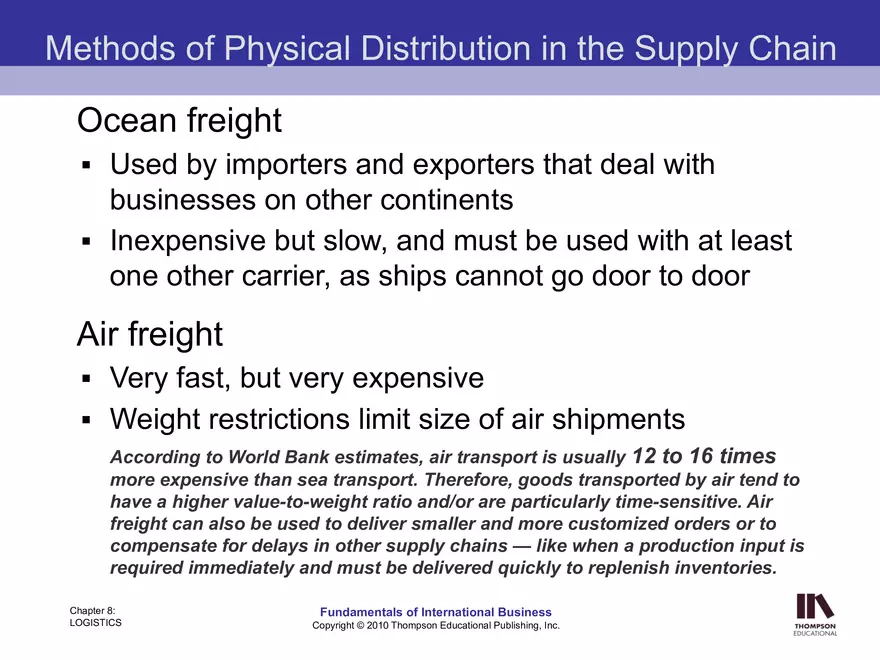 Chapter Eight Fundamentals of International Business - Page 19