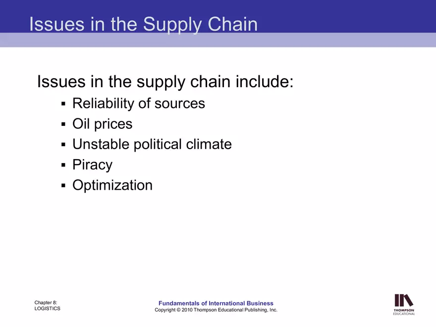 Chapter Eight Fundamentals of International Business - Page 22
