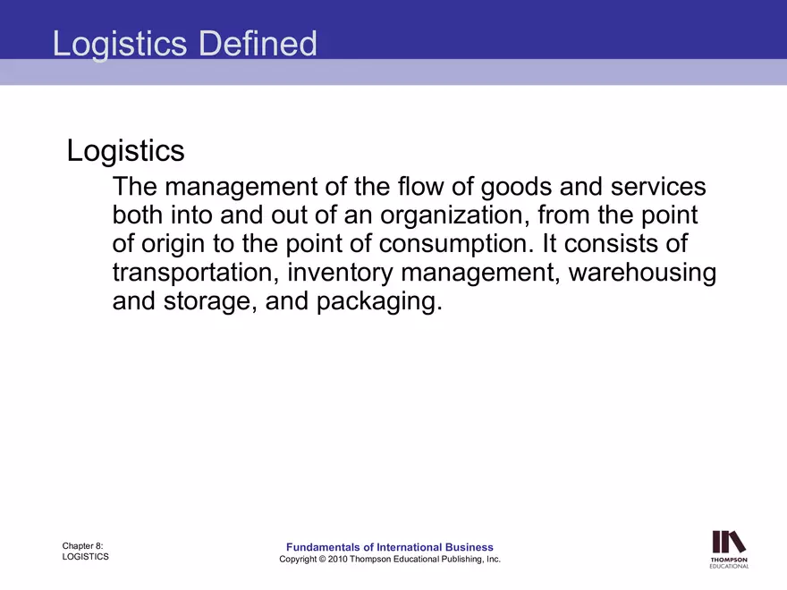 Chapter Eight Fundamentals of International Business - Page 24