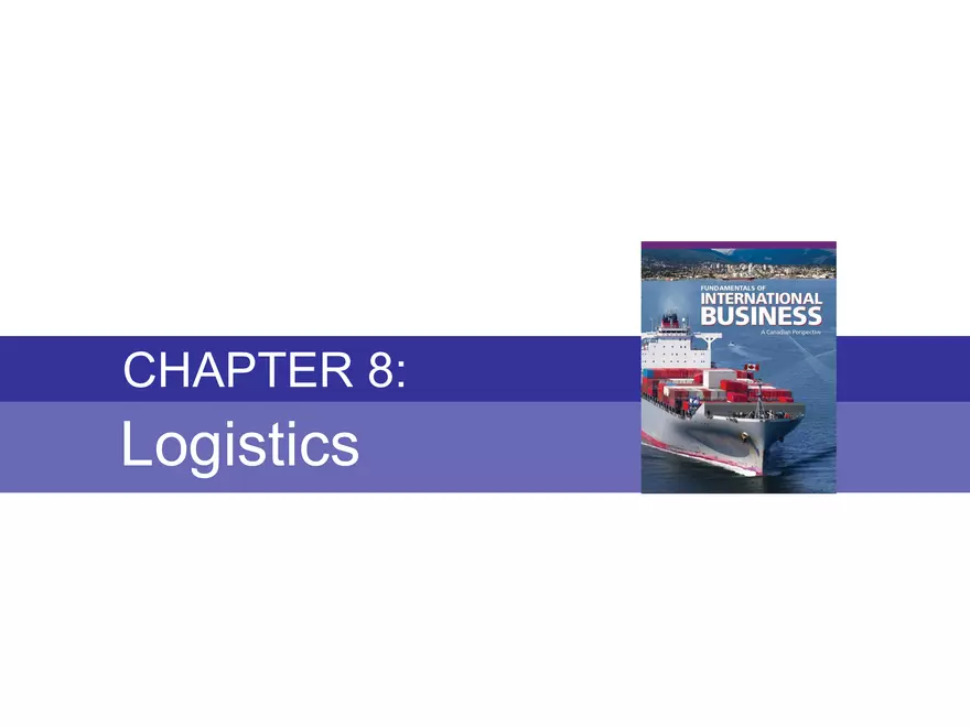 Chapter Eight Fundamentals of International Business - Page 1