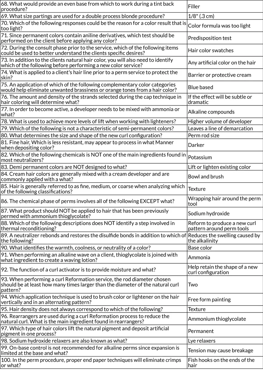 Haircoloring and Chemical Hair Services - Page 3