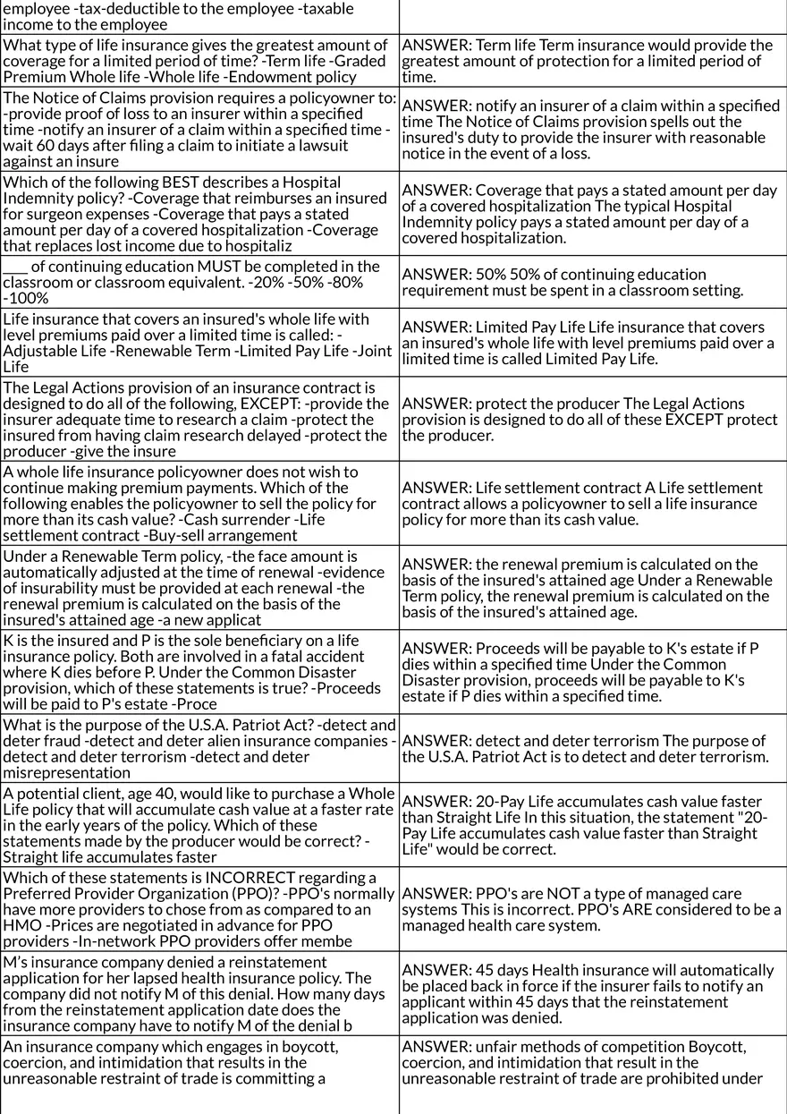 Life Insurance Policies and Contract Fundamentals - Page 3
