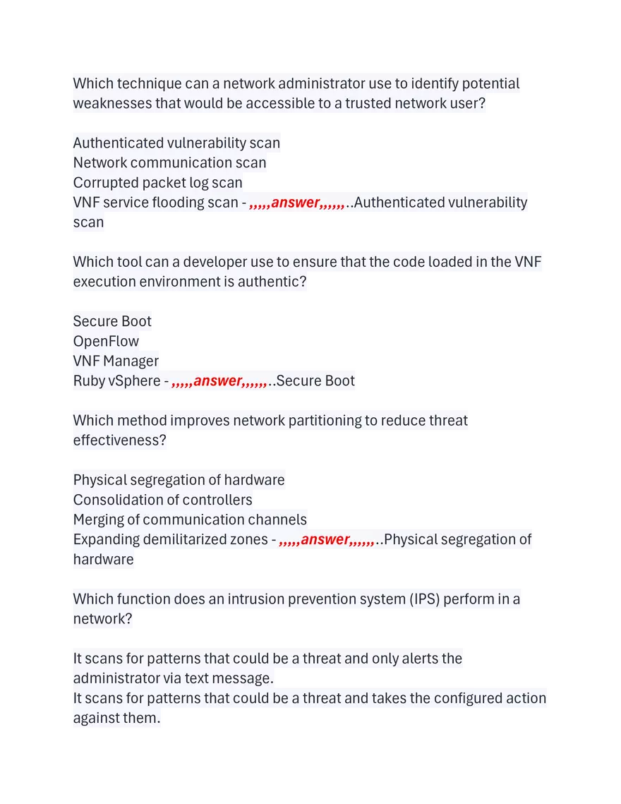 WGU D415 Objective Assessment 89 Questions and Answers - Page 8
