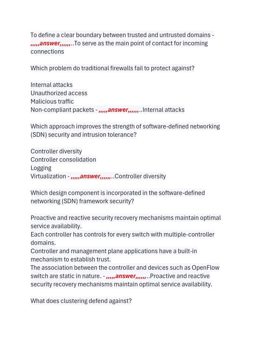 WGU D415 Objective Assessment 89 Questions and Answers - Page 10