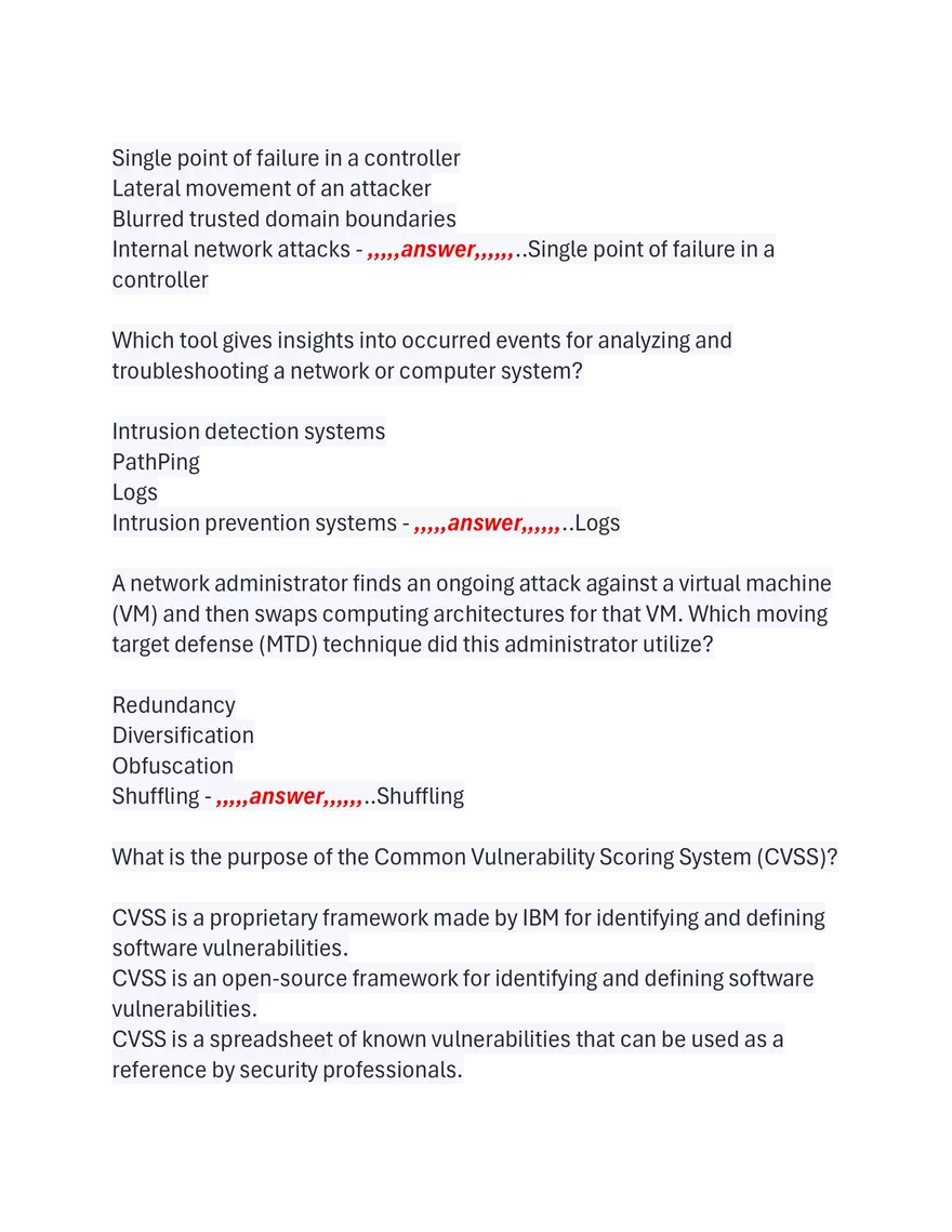 WGU D415 Objective Assessment 89 Questions and Answers - Page 11