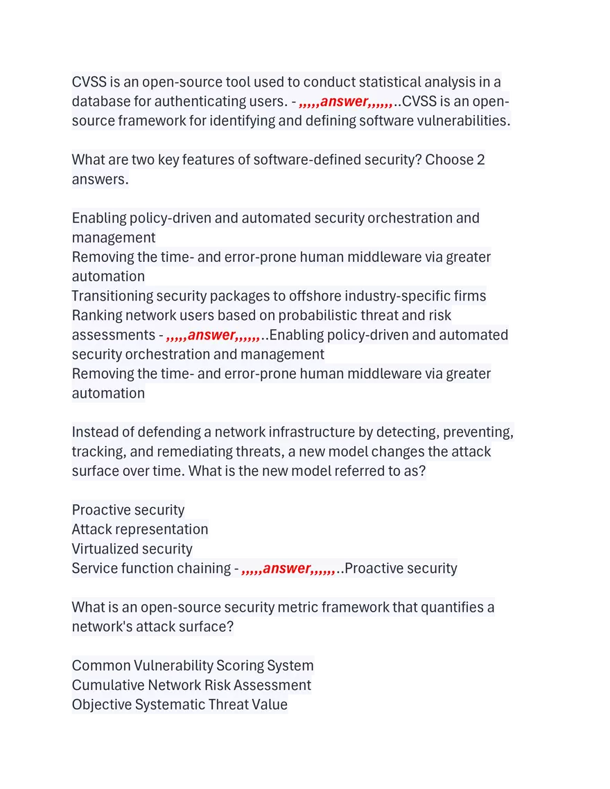 WGU D415 Objective Assessment 89 Questions and Answers - Page 12