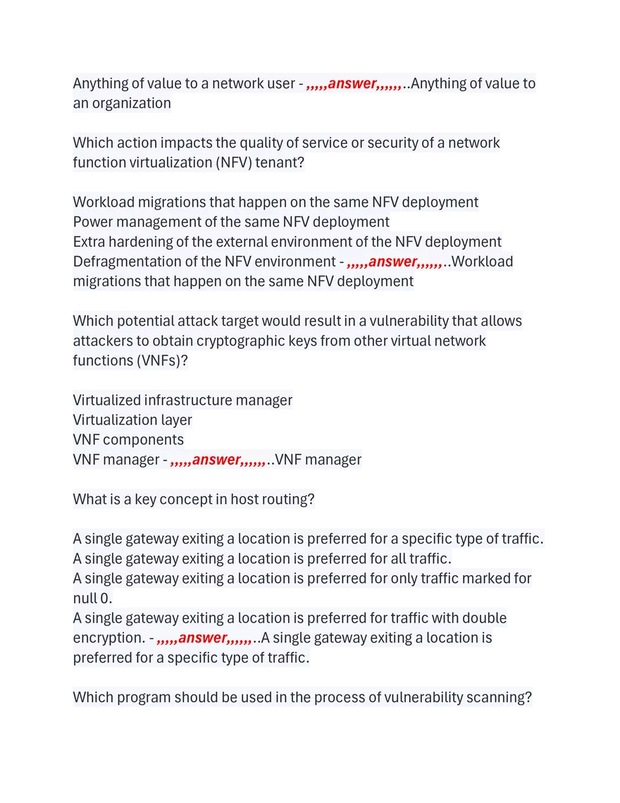 WGU D415 Objective Assessment 89 Questions and Answers - Page 17
