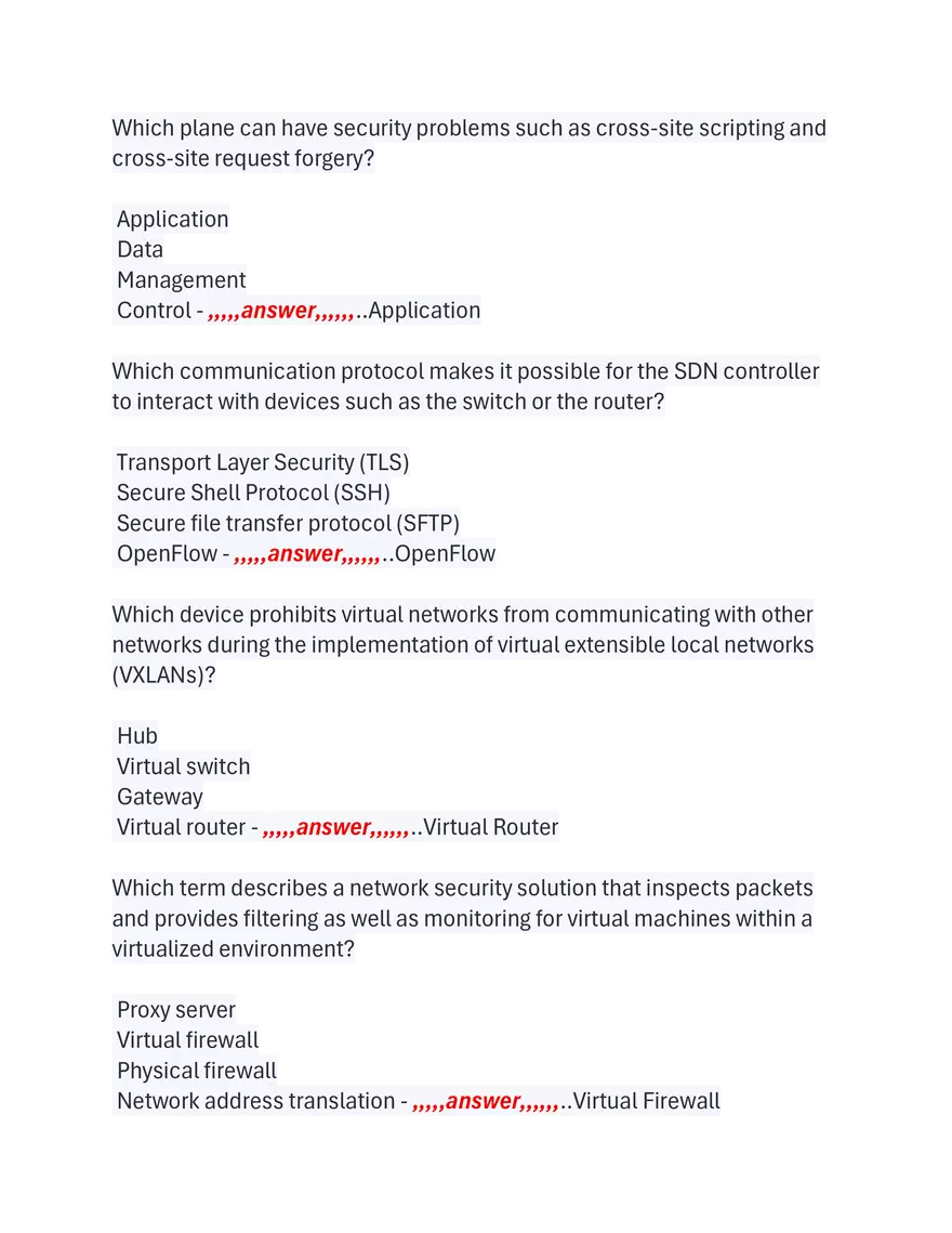 WGU D415 Objective Assessment 89 Questions and Answers - Page 41