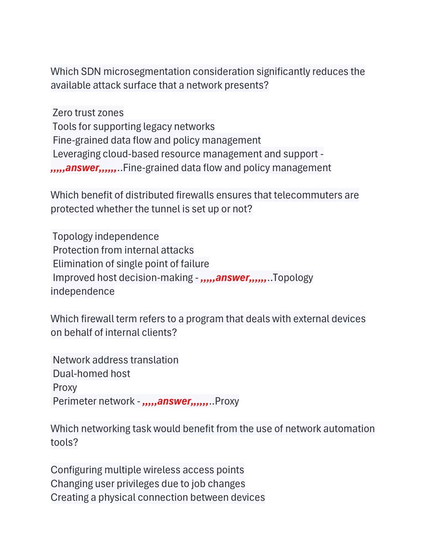 WGU D415 Objective Assessment 89 Questions and Answers - Page 42