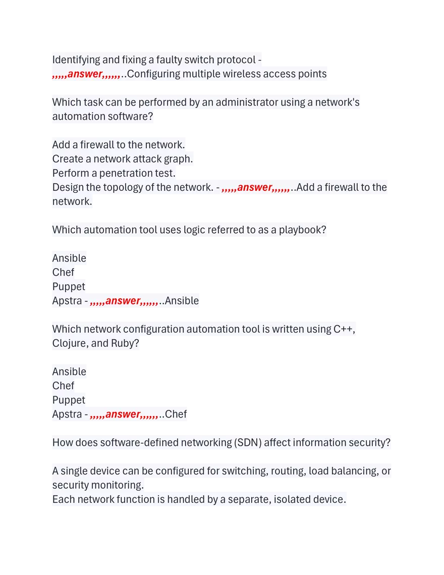 WGU D415 Objective Assessment 89 Questions and Answers - Page 43