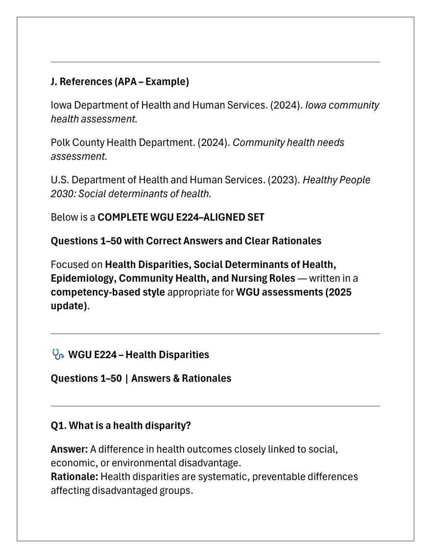Analysis of Health Disparities in Des Moines Subpopulations - Page 16