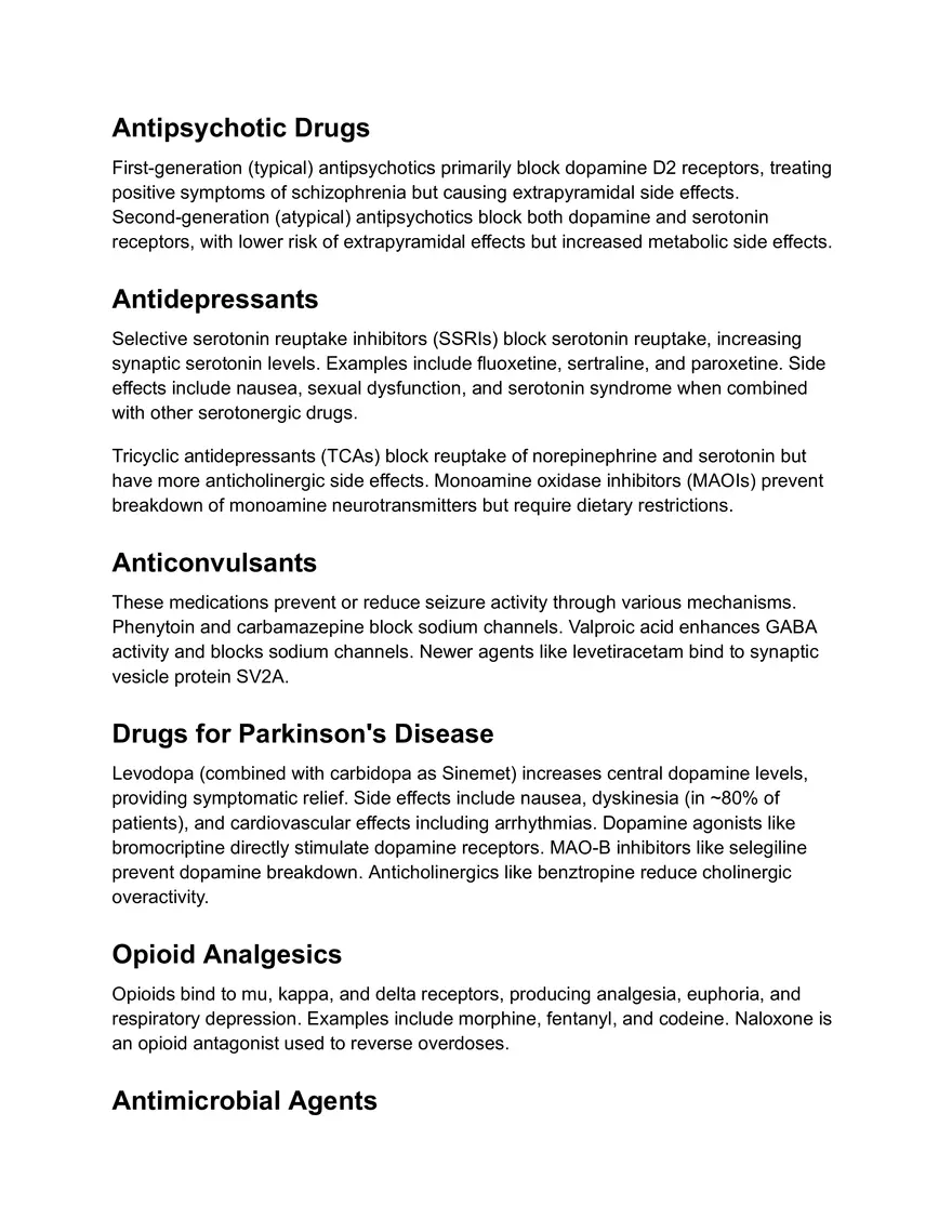 Pharmacology Study Notes - Concepts and Terminology - Page 9