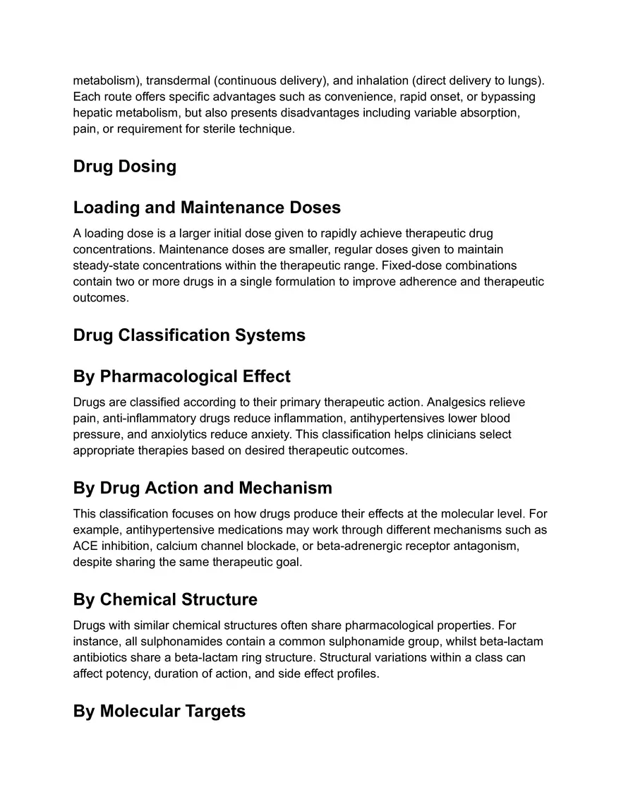 Pharmacology Study Notes - Concepts and Terminology - Page 6