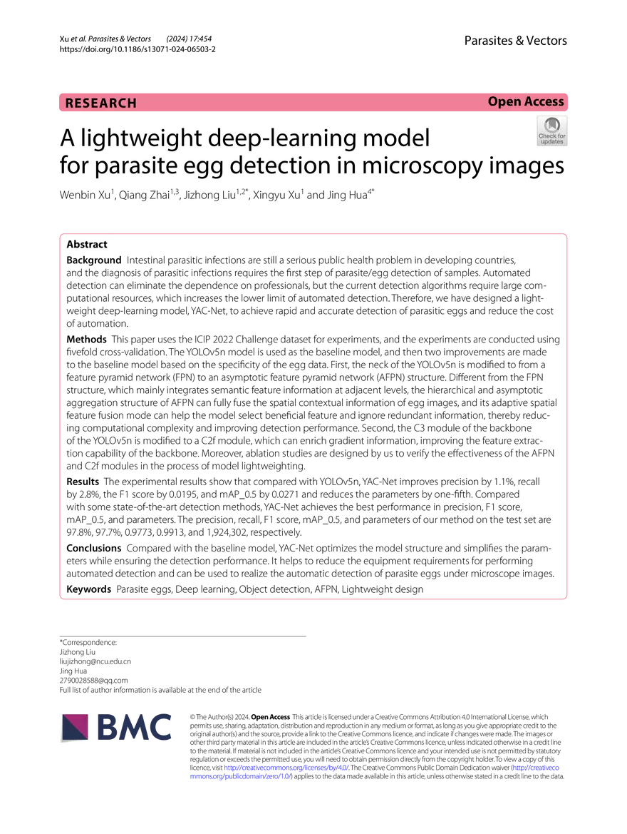 A Lightweight Deep‑learning Model - Page 1