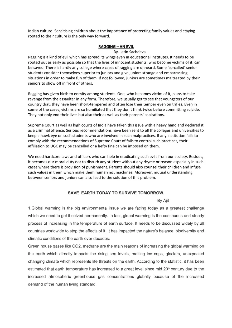 Article - Format Of Article Writing - Page 13